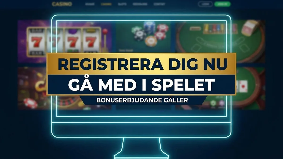 Registrera dig med bonus
